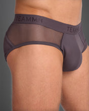 Load image into Gallery viewer, Score Sheer Brief - Gunmetal
