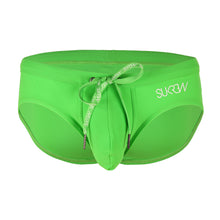 Load image into Gallery viewer, Torrent Swim Brief - Green