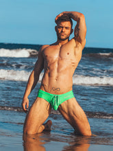 Load image into Gallery viewer, Torrent Swim Brief - Green