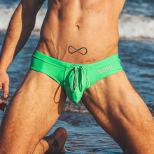 Load image into Gallery viewer, Torrent Swim Brief - Green