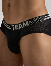 Load image into Gallery viewer, Racer Mesh Brief - Jet Black
