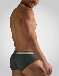Racer Mesh Brief - Hunter Green