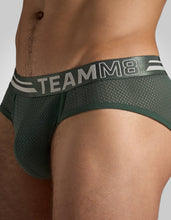 Load image into Gallery viewer, Racer Mesh Brief - Hunter Green
