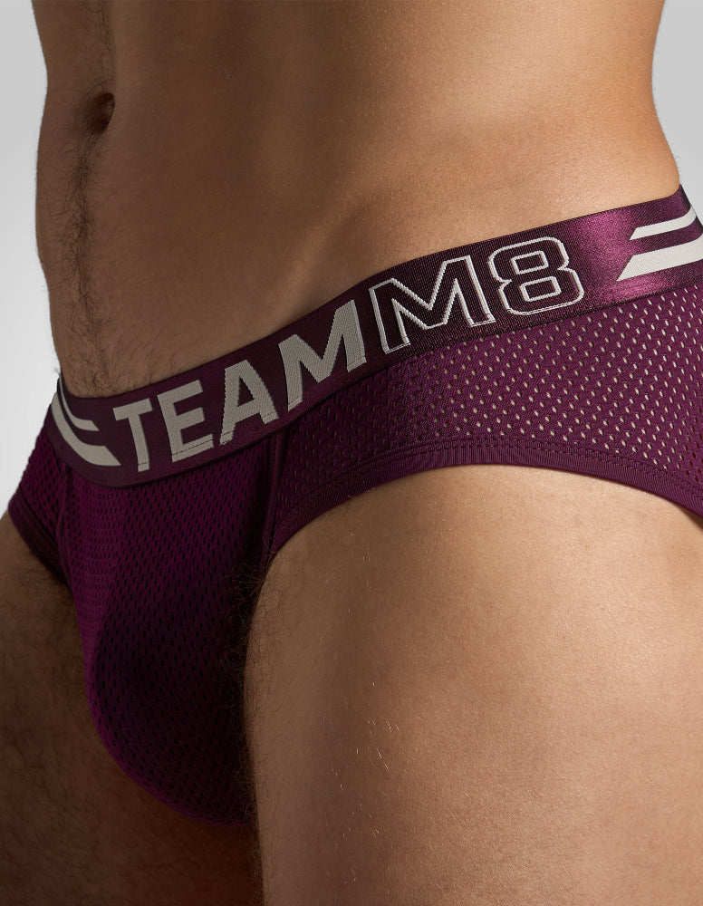 Racer Mesh Jockstrap - Eggplant