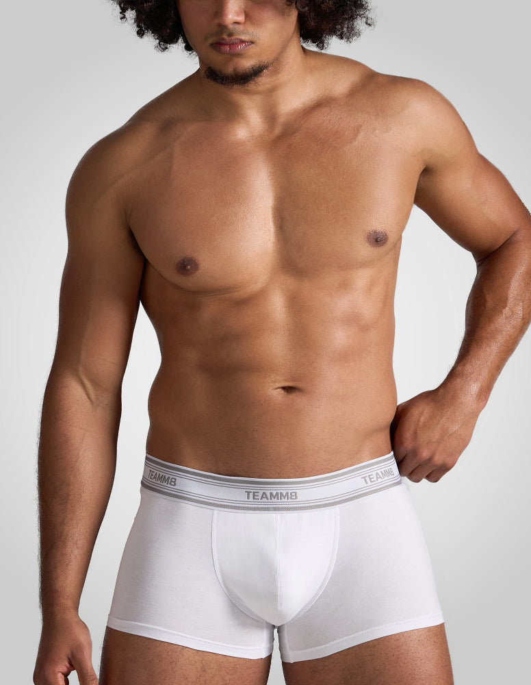 New Classic Cotton Trunk - White