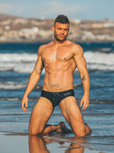 Load image into Gallery viewer, Torrent Swim Brief - Black
