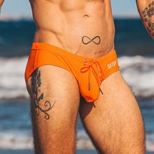 Load image into Gallery viewer, Torrent Swim Brief - Tangerine
